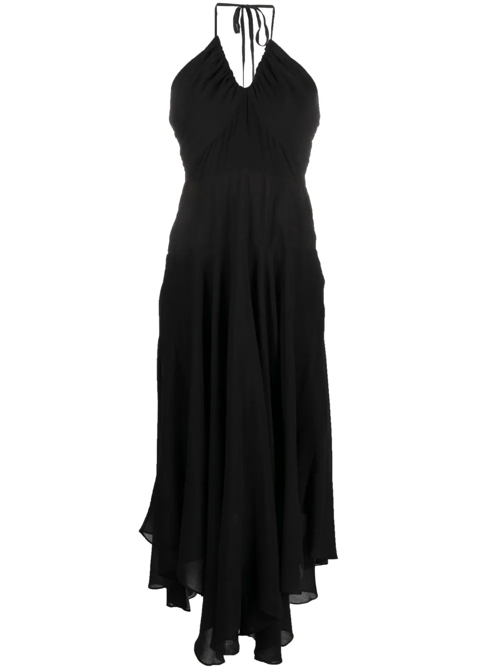 Crinkle Rayon Maxi Dress