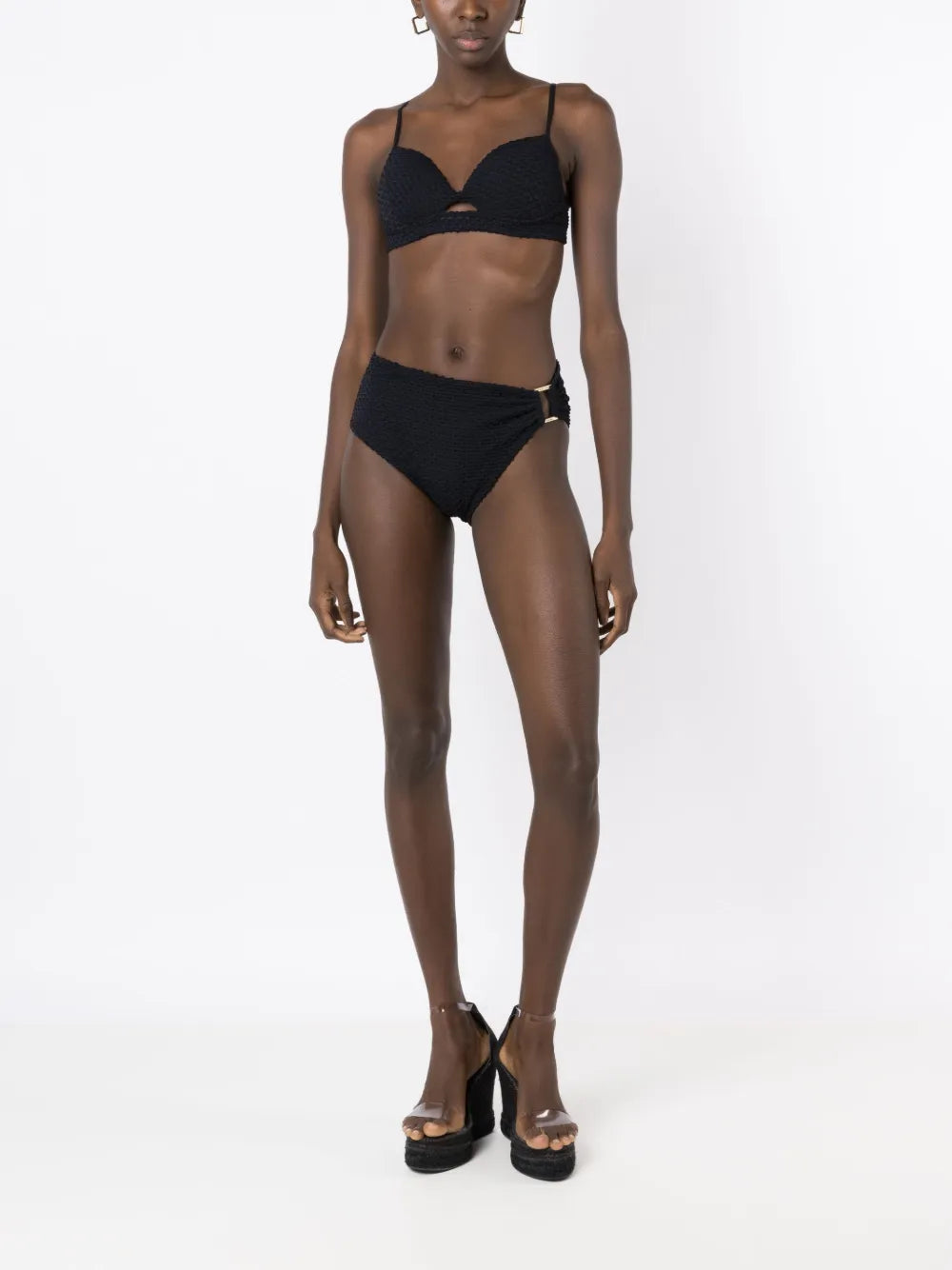 Sweetheart-Neck High-Waist Bikini