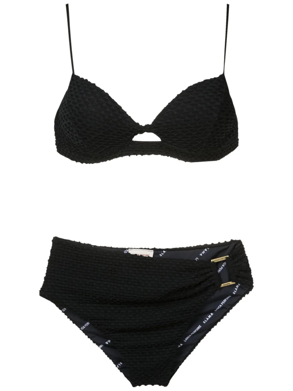 Sweetheart-Neck High-Waist Bikini
