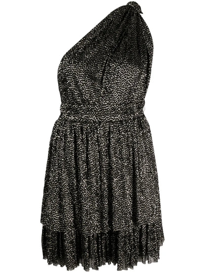 Chigaco One-Shoulder Tiered Dress