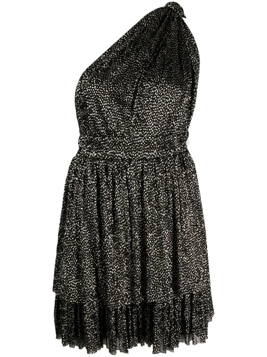 Chigaco One-Shoulder Tiered Dress