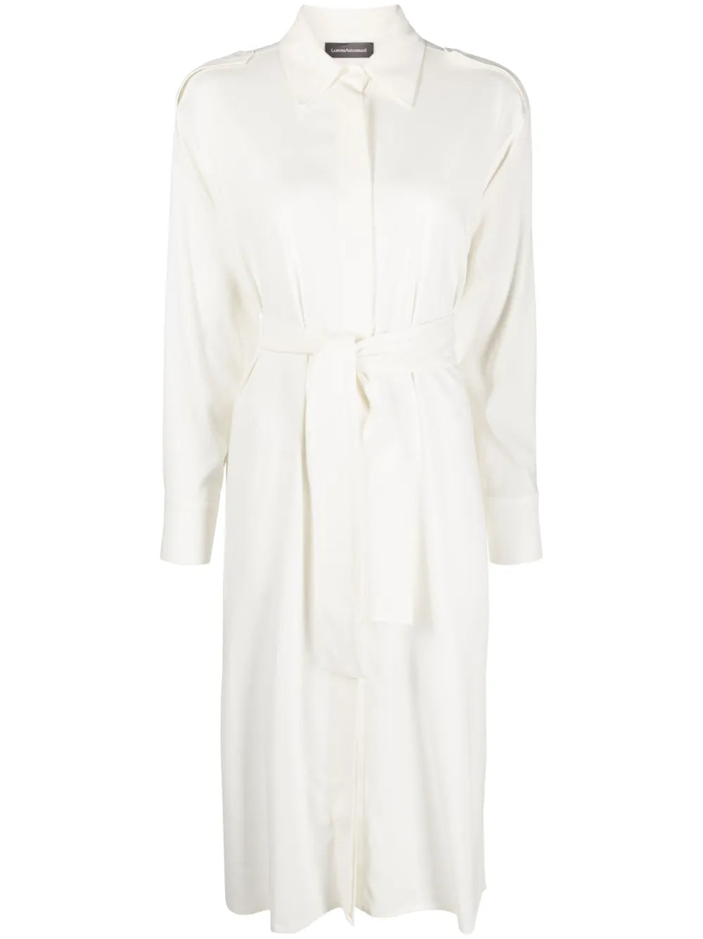 Tied Midi Shirtdress