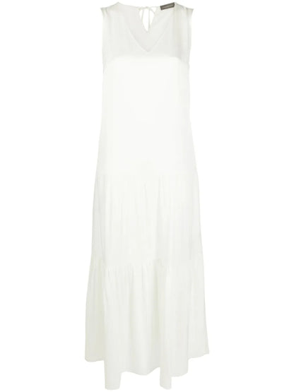 V-Neck Sleeveless Maxi Dress