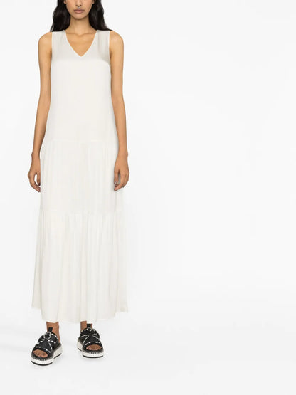 V-Neck Sleeveless Maxi Dress