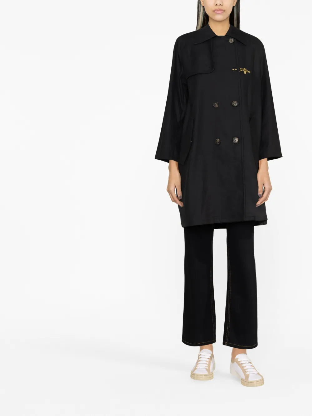Double-Breasted Trench Coat