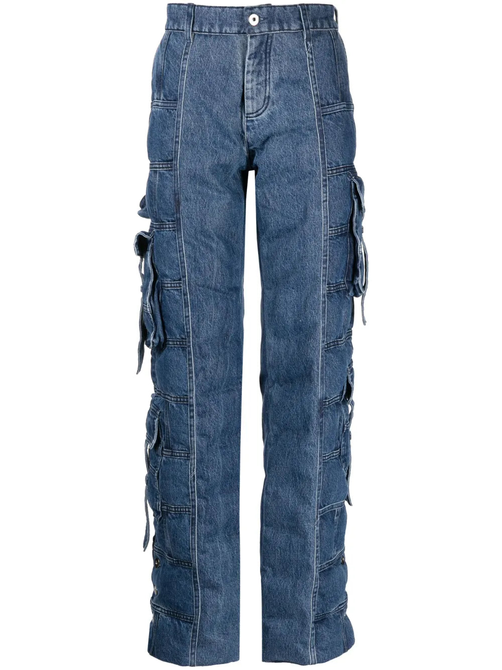 Brick Puffer Padded Jeans
