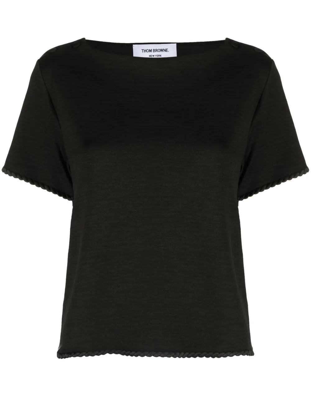 Braided-Trim T-Shirt