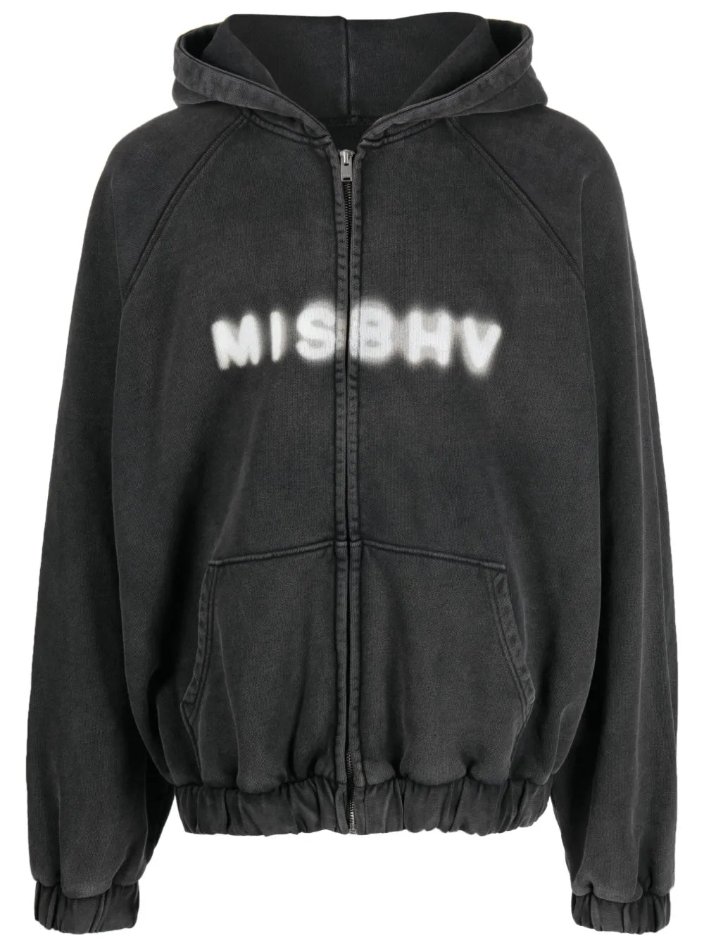 Logo-Print Zip-Up Hoodie
