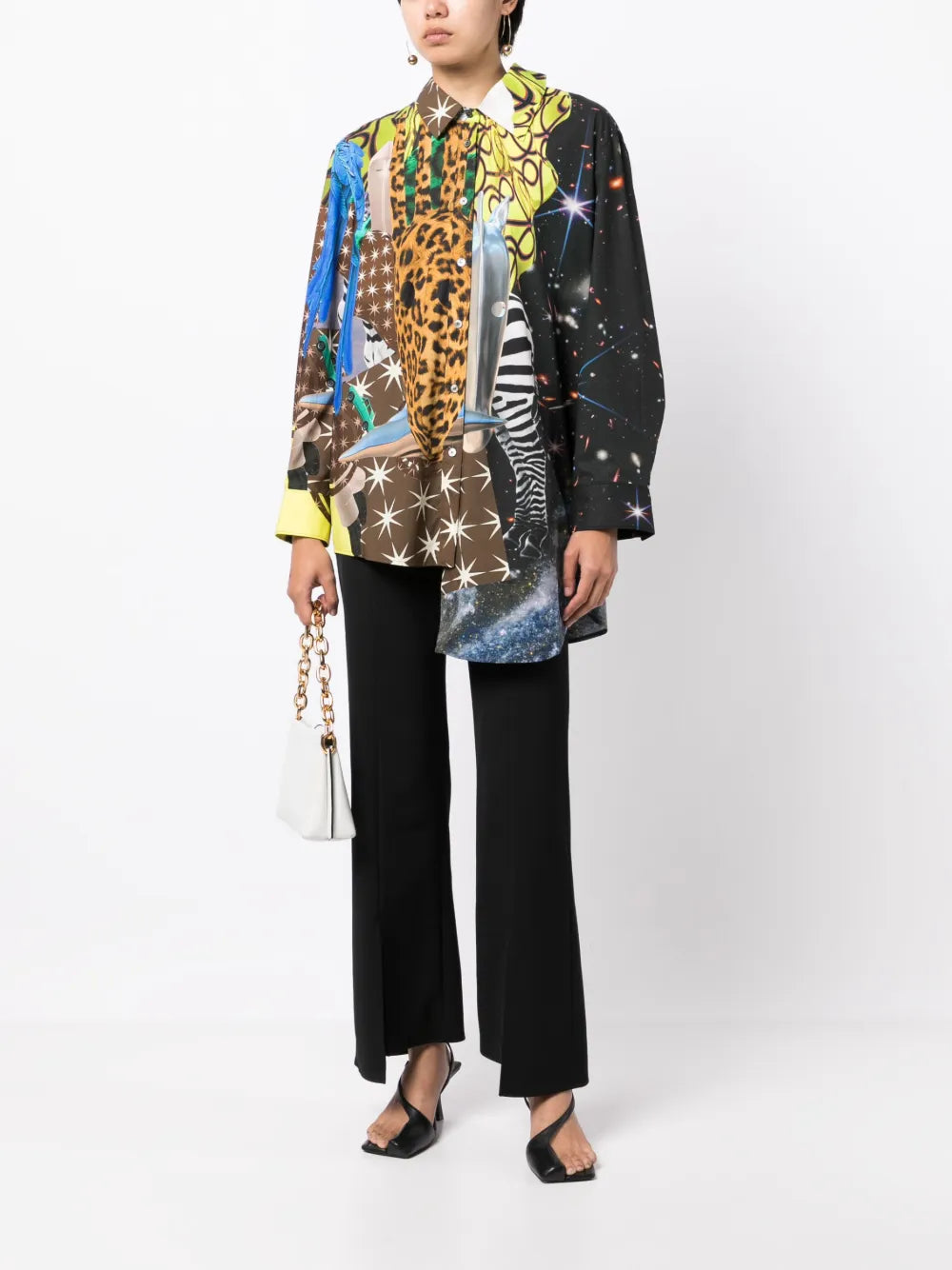 Graphic-Print Cotton Shirt