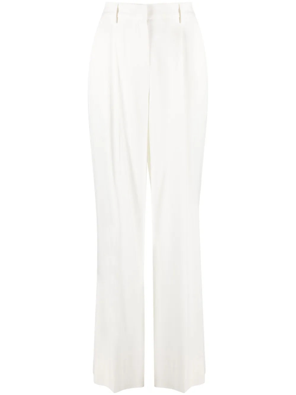 Wide-Leg Straight Trousers