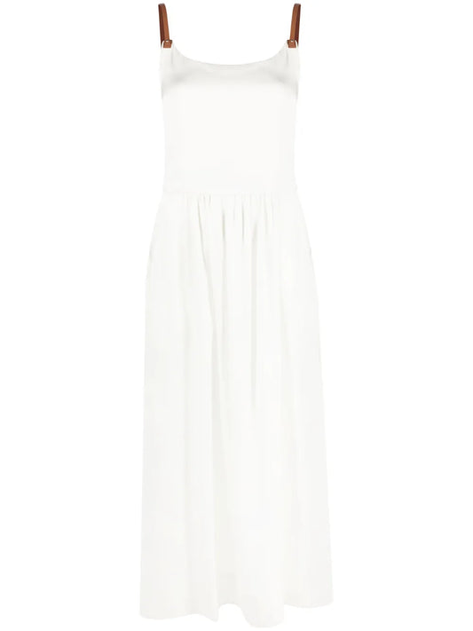 Flared Sleeveless Dress