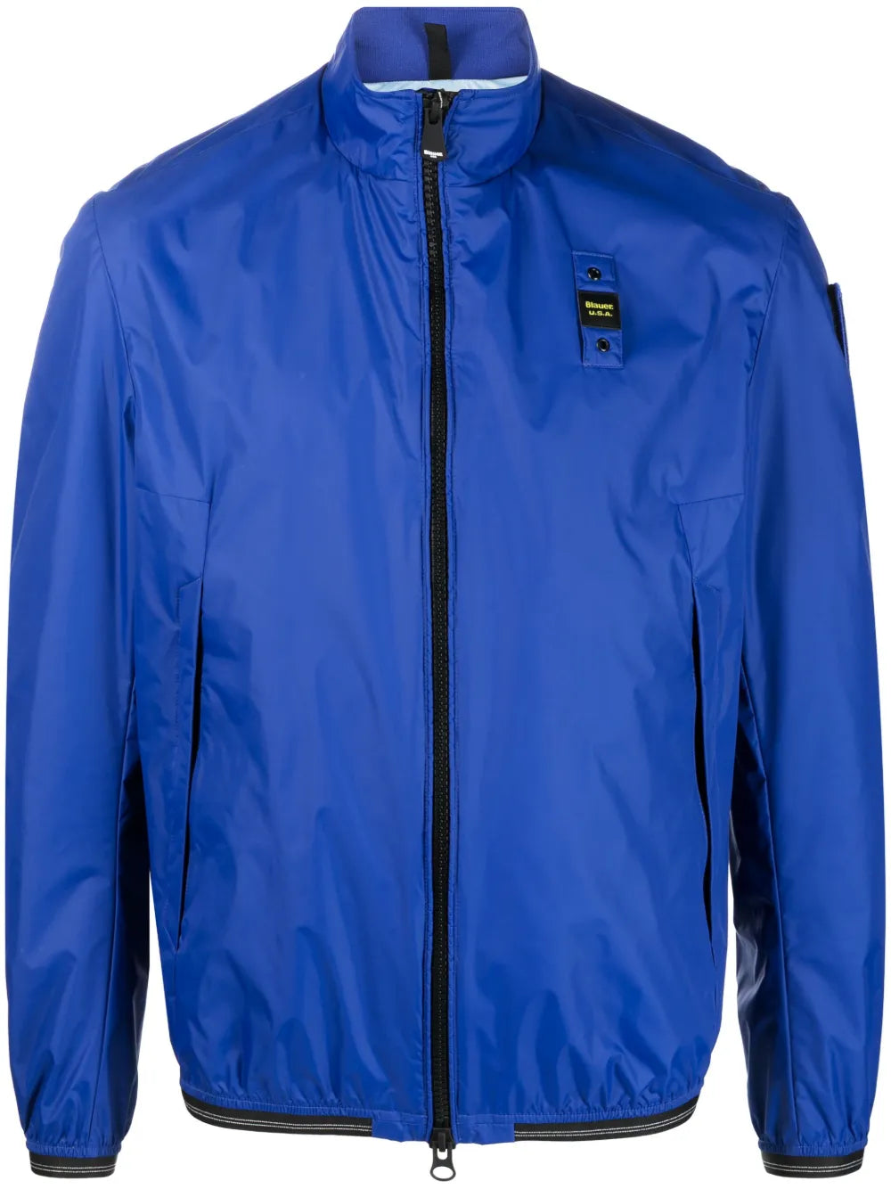 Logo-Patch Zip-Fastening Jacket