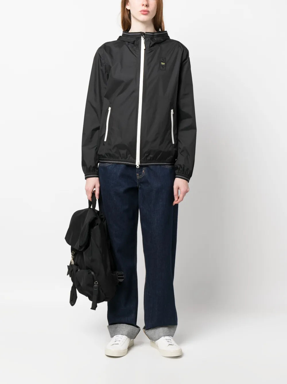 Logo-Patch Bomber Jacket
