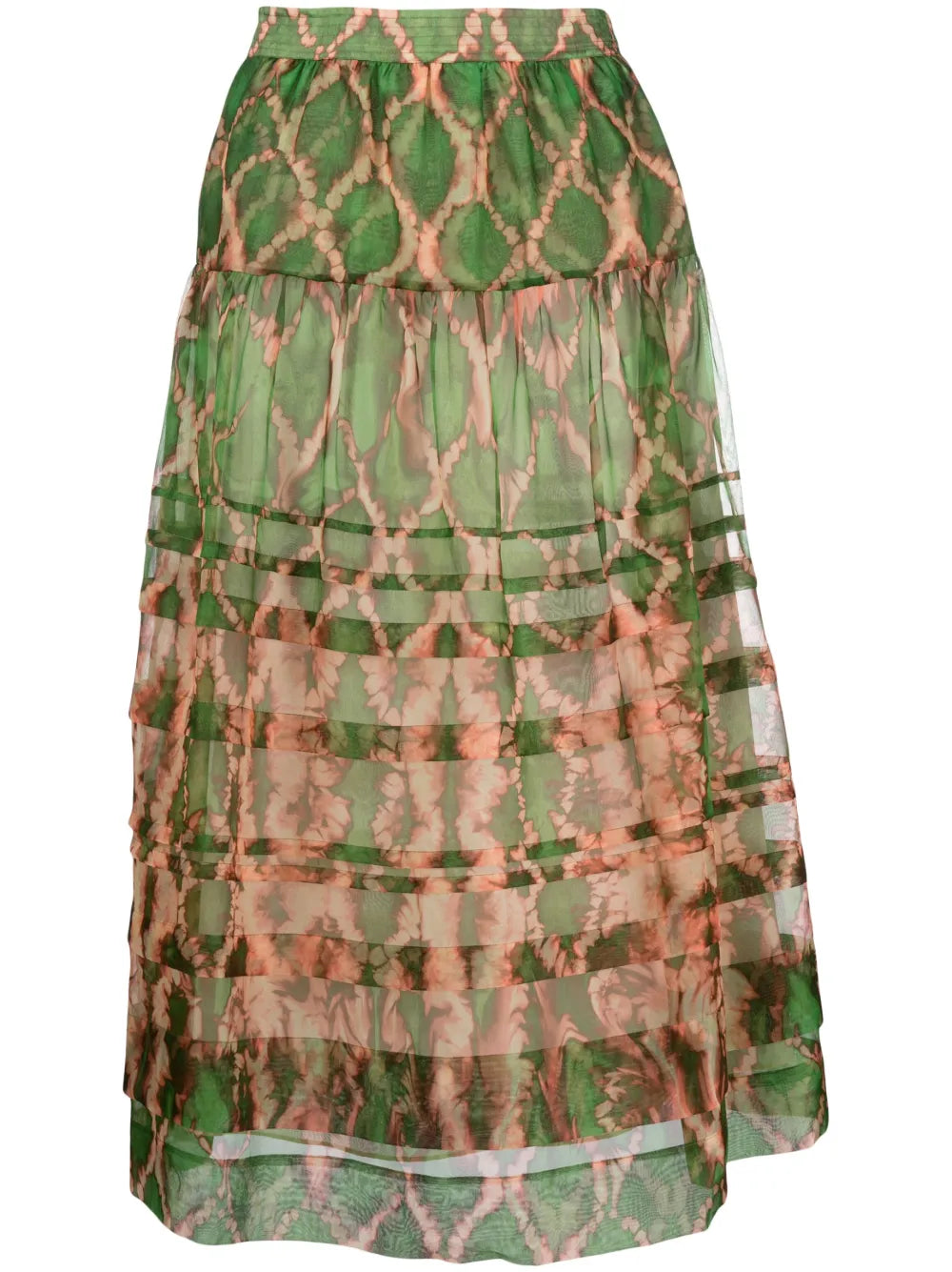 Dimitria Tiered Midi Skirt