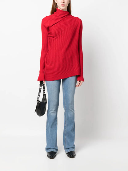 Flared-Cut Denim Jeans