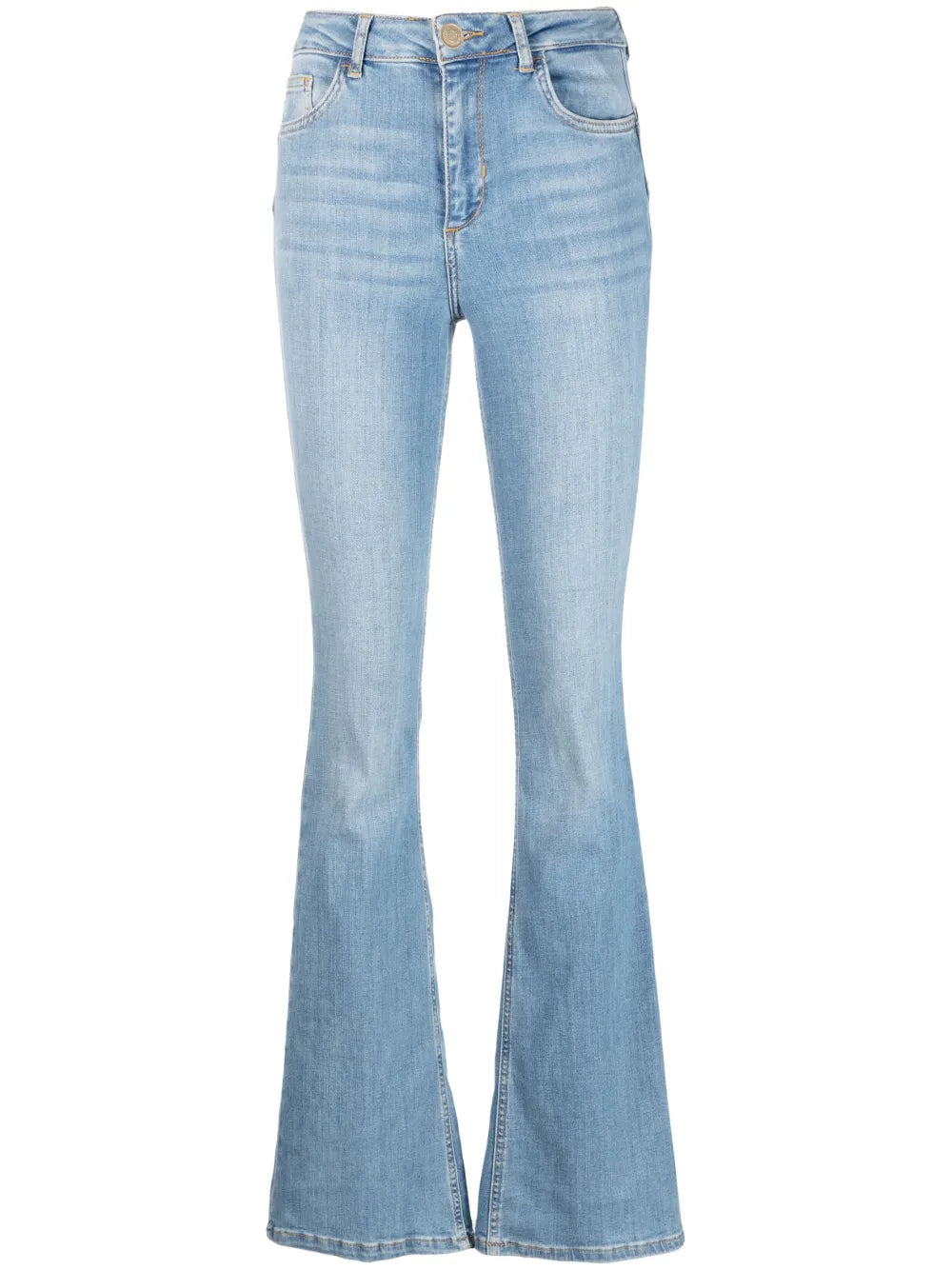 Flared-Cut Denim Jeans