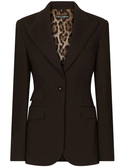 Single-Breasted Tailored Blazer