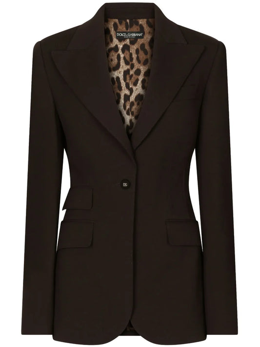 Single-Breasted Tailored Blazer