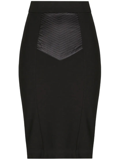 High-Waisted Midi Skirt
