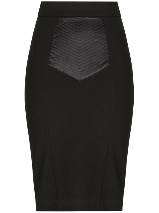 High-Waisted Midi Skirt
