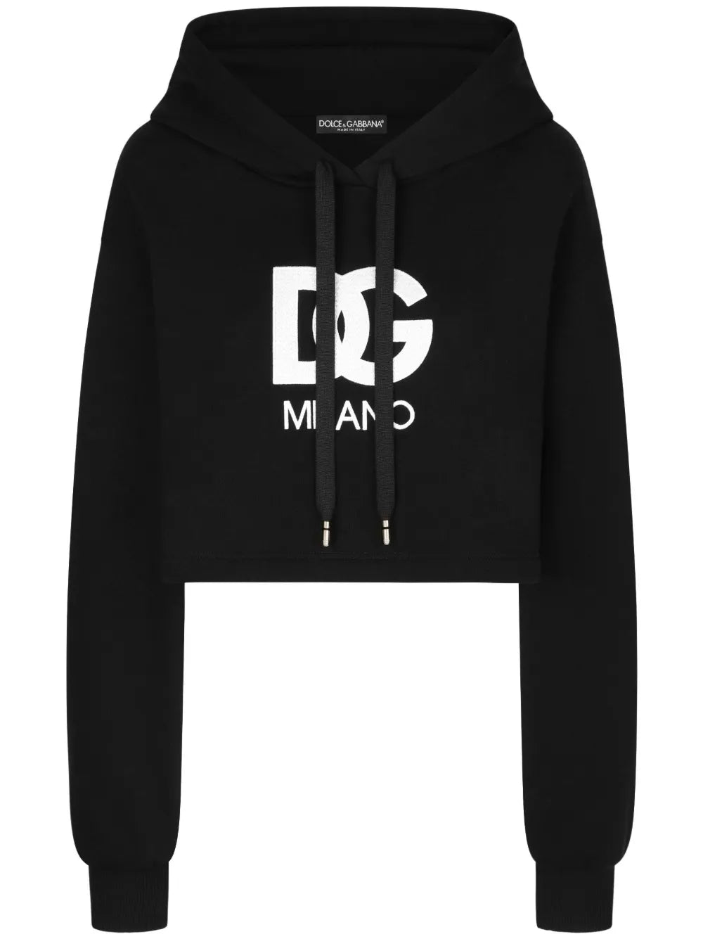 Logo-Patch Cotton Hoodie