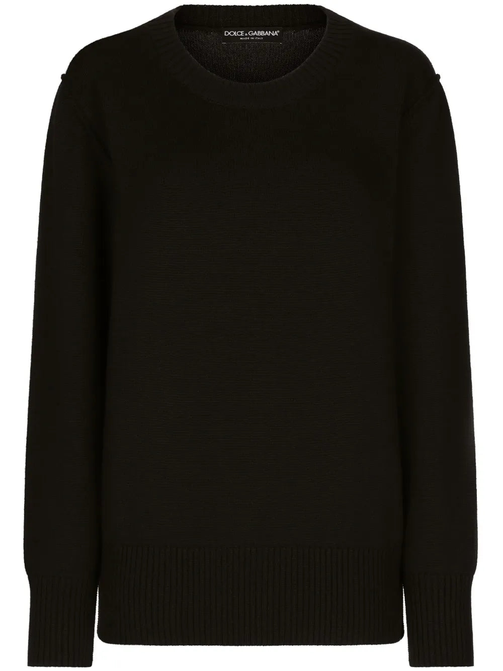 Round-Neck Drop-Shoulder Jumper