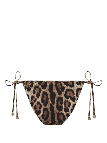 Leopard-Print Bikini Bottom