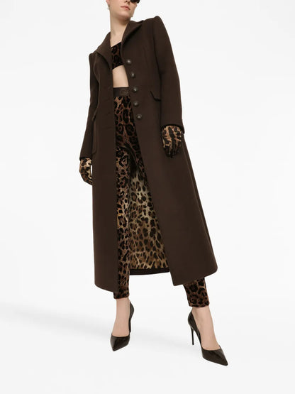Single-Breasted Long Coat