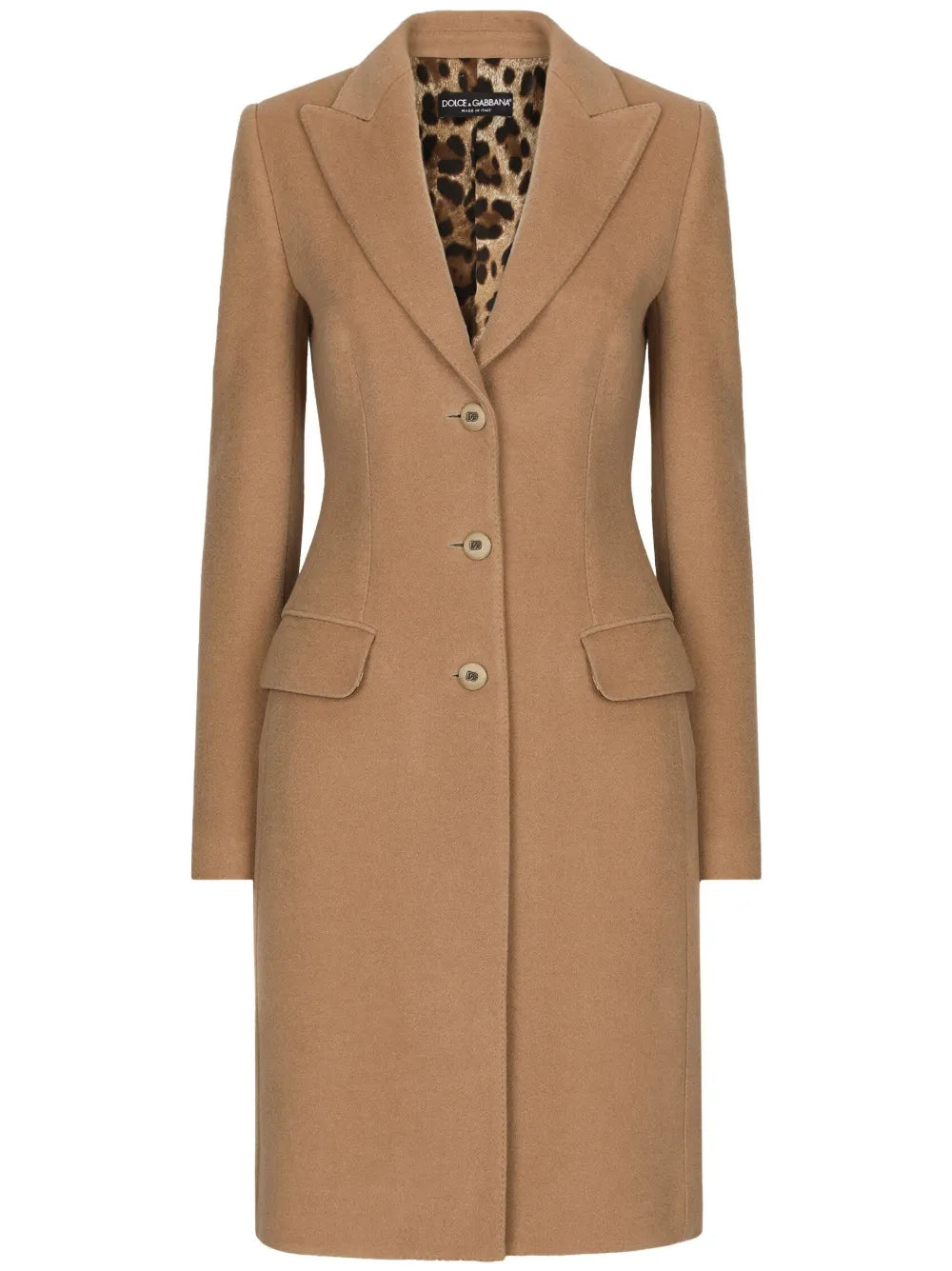 Single-Breasted Midi Coat