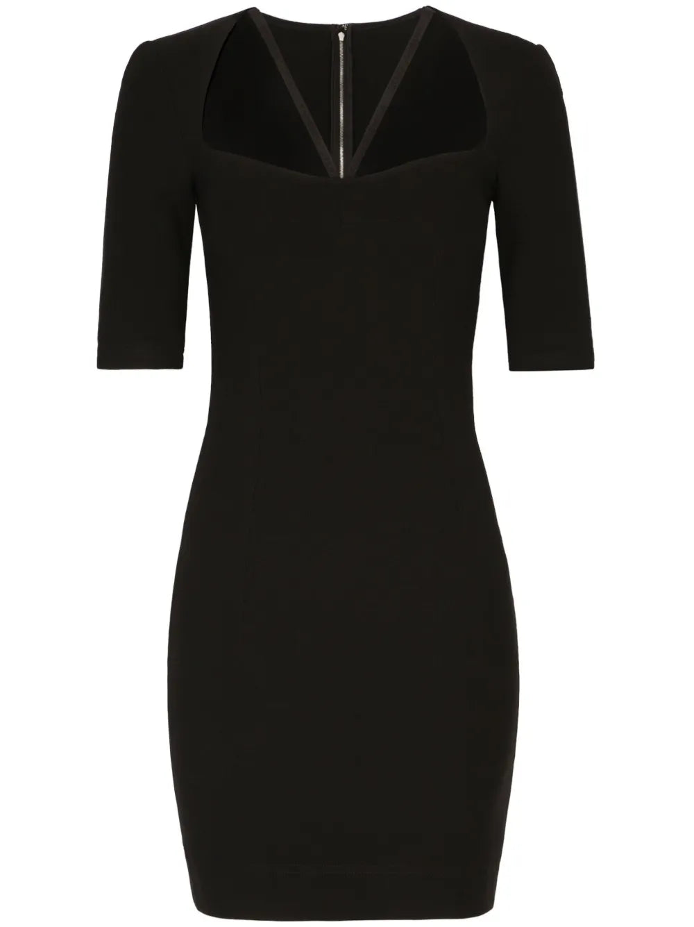 Strappy Half-Length Sleeves Minidress