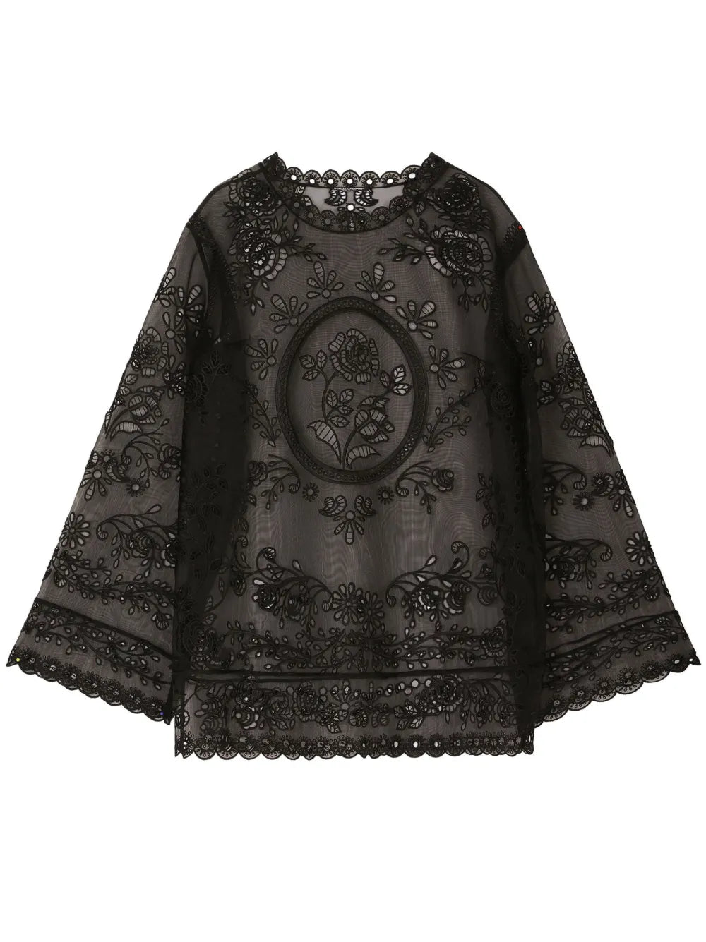 Semi-Sheer Lace Dress