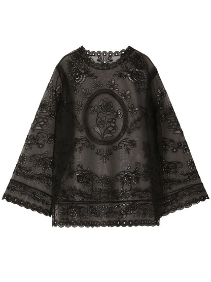 Semi-Sheer Lace Dress
