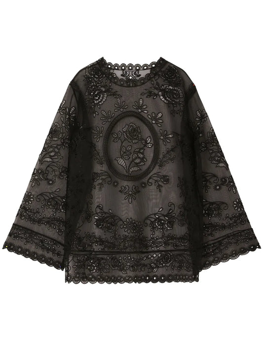 Semi-Sheer Lace Dress