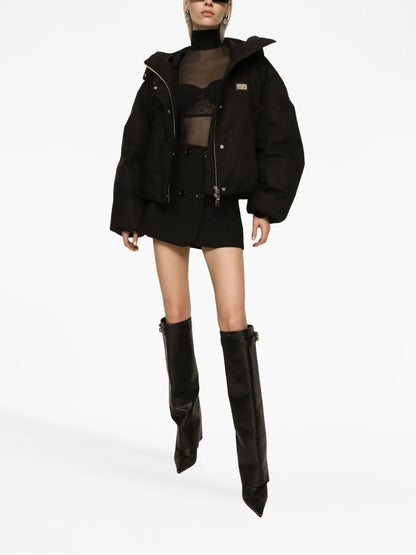 Logo-Plaque Padded Jacket