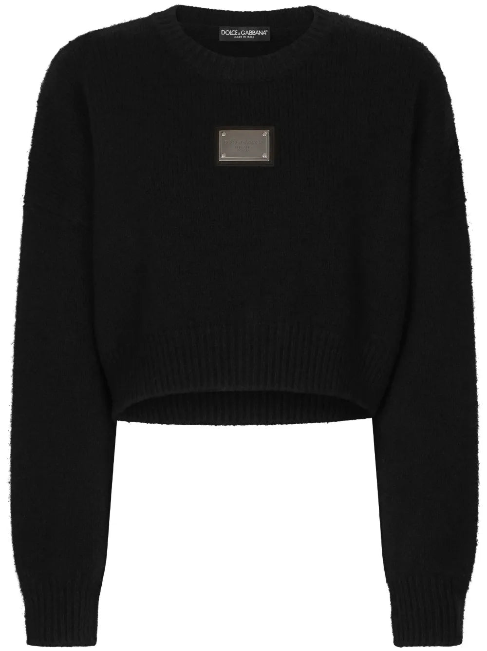 Logo-Plaque Cropped Jumper