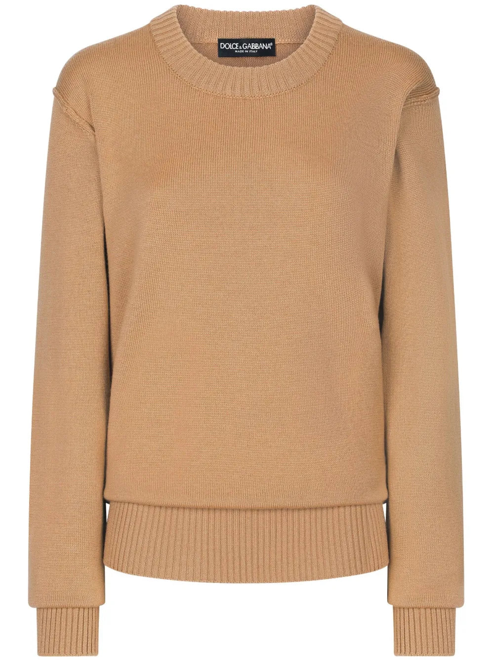 Round-Neck Drop-Shoulder Jumper