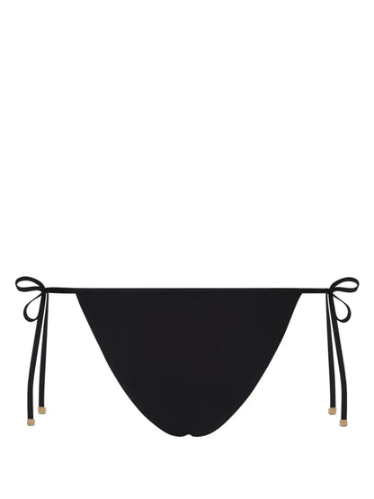 Logo-Plaque Side-Tie Bikini Bottom