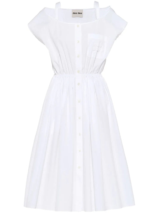 Cotton Midi Dress