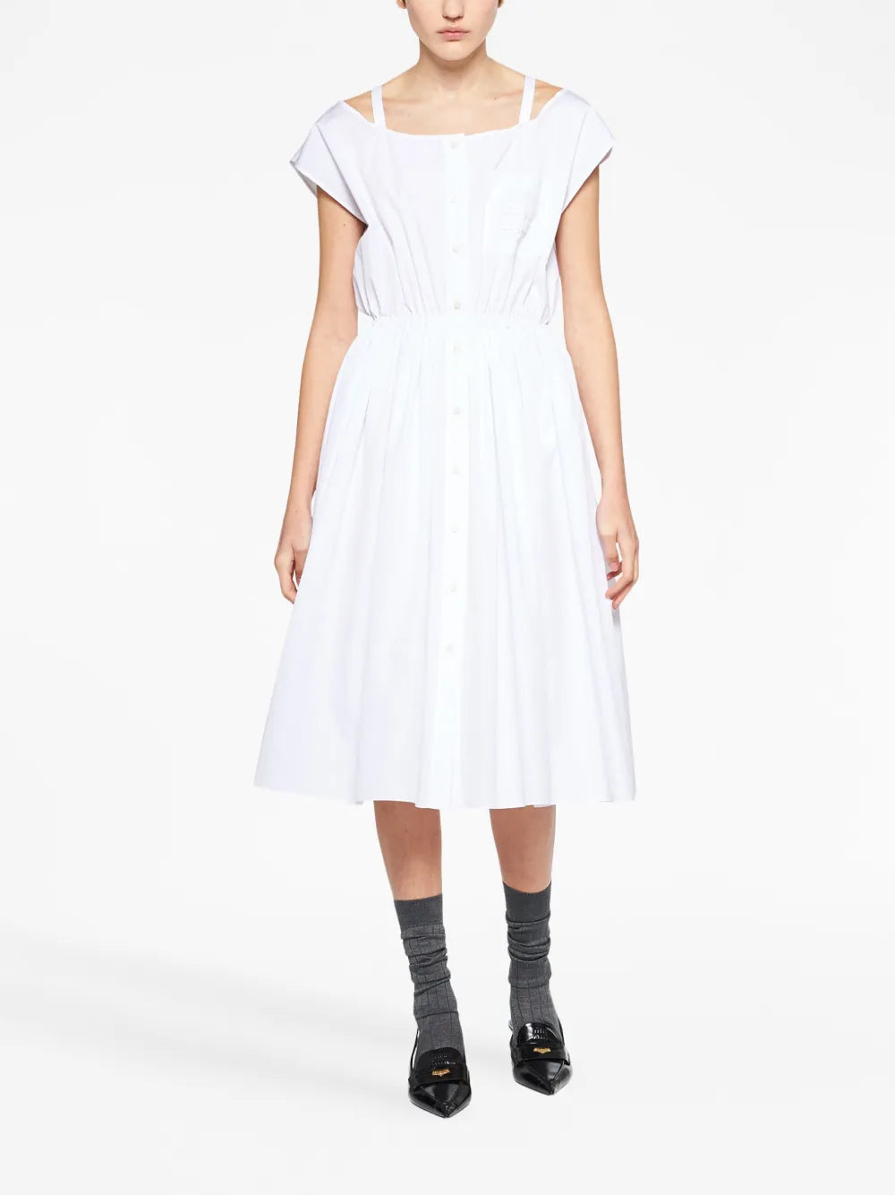 Cotton Midi Dress