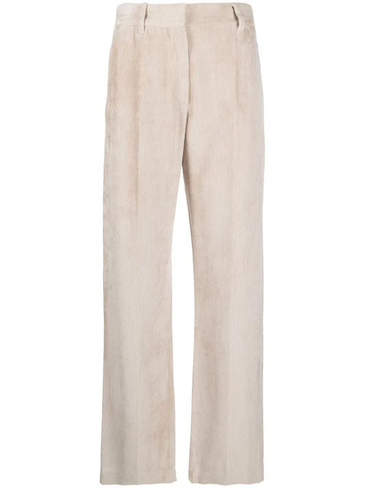 Corduroy Wide-Leg Trousers