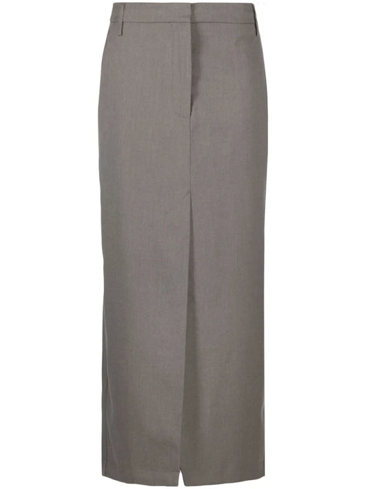 Front-Split Maxi Skirt