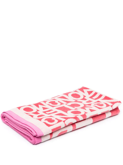 Logo-Print Cotton Towel