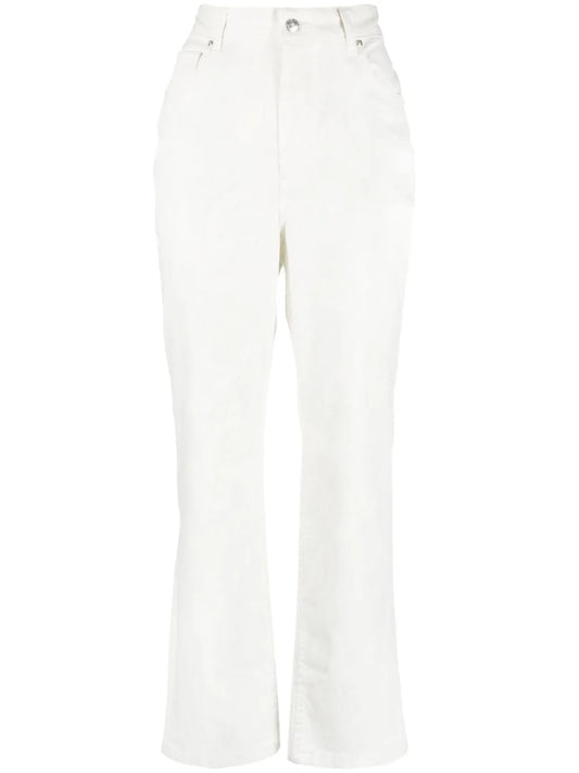 High-Waist Cropped Jeans