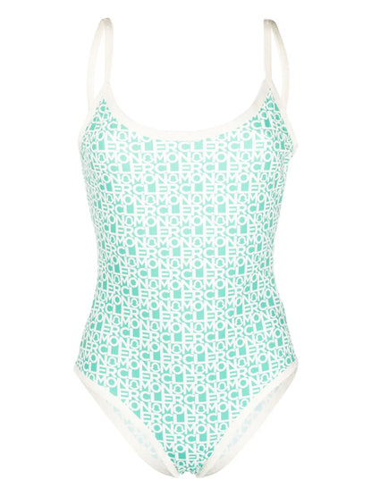 All-Over Logo-Print Swimsuit