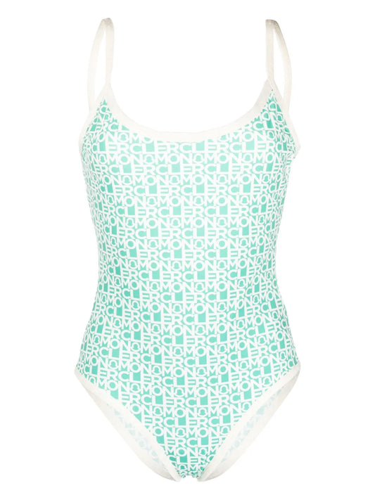All-Over Logo-Print Swimsuit