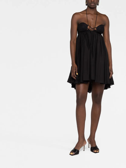 Halterneck Cut-Out Minidress