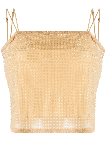 Crystal-Embellished Top
