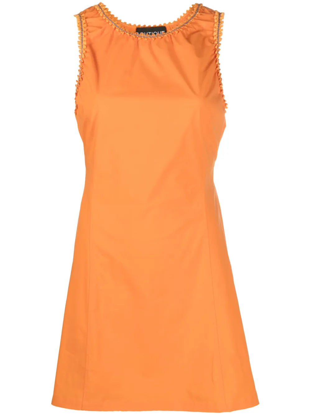 Sleeveless Cotton Mini Dress