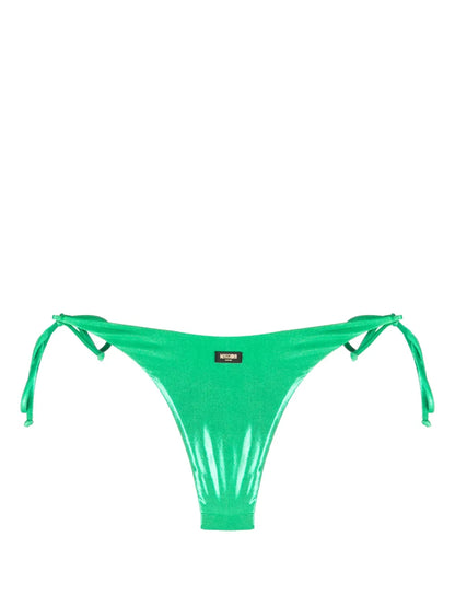 Logo-Patch Side-Tie Bikini Bottoms