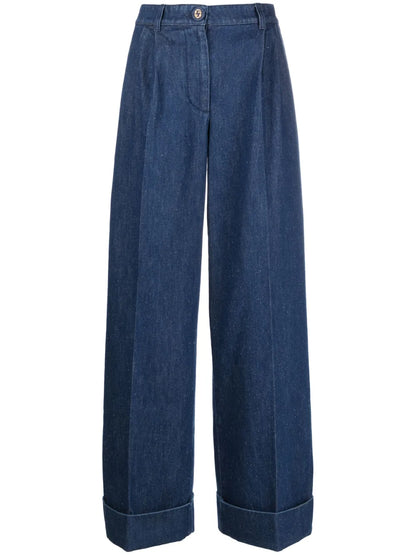 High-Waist Wide-Leg Jeans